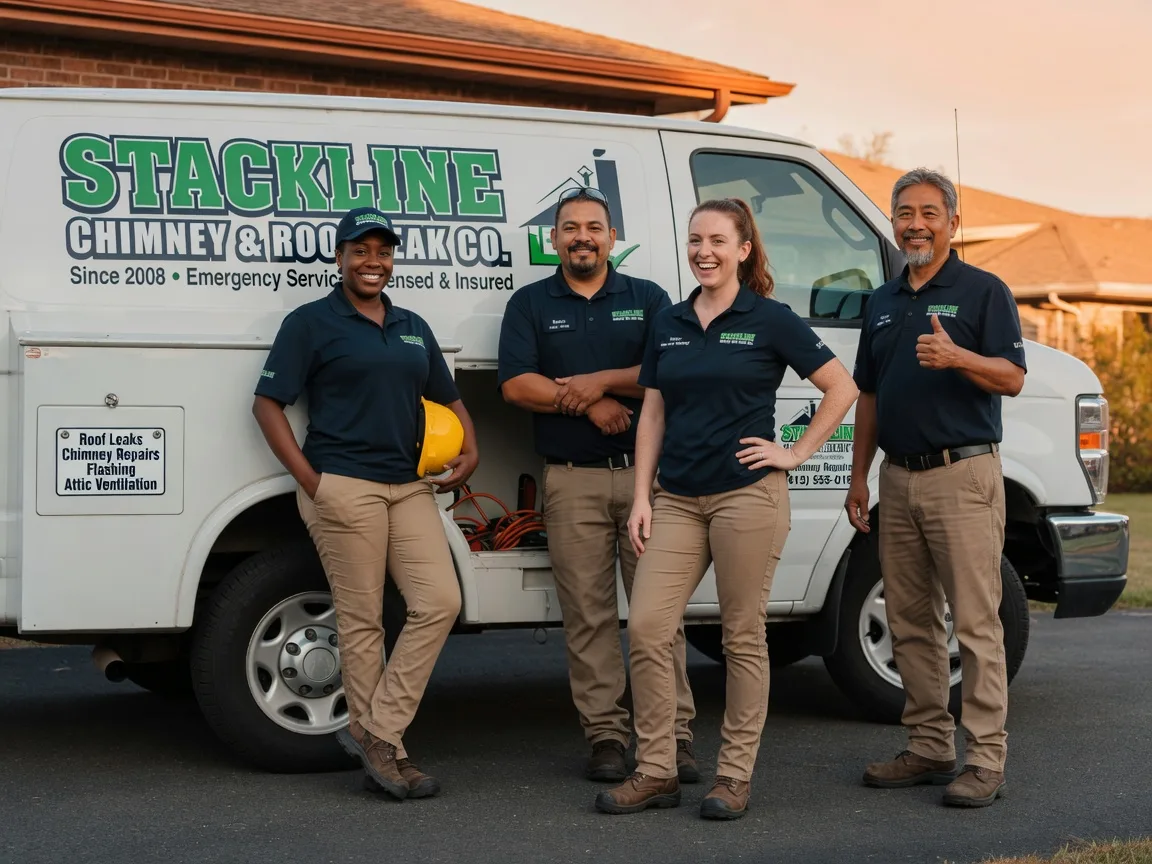 Chimney flashing repair company in Richmond, OH